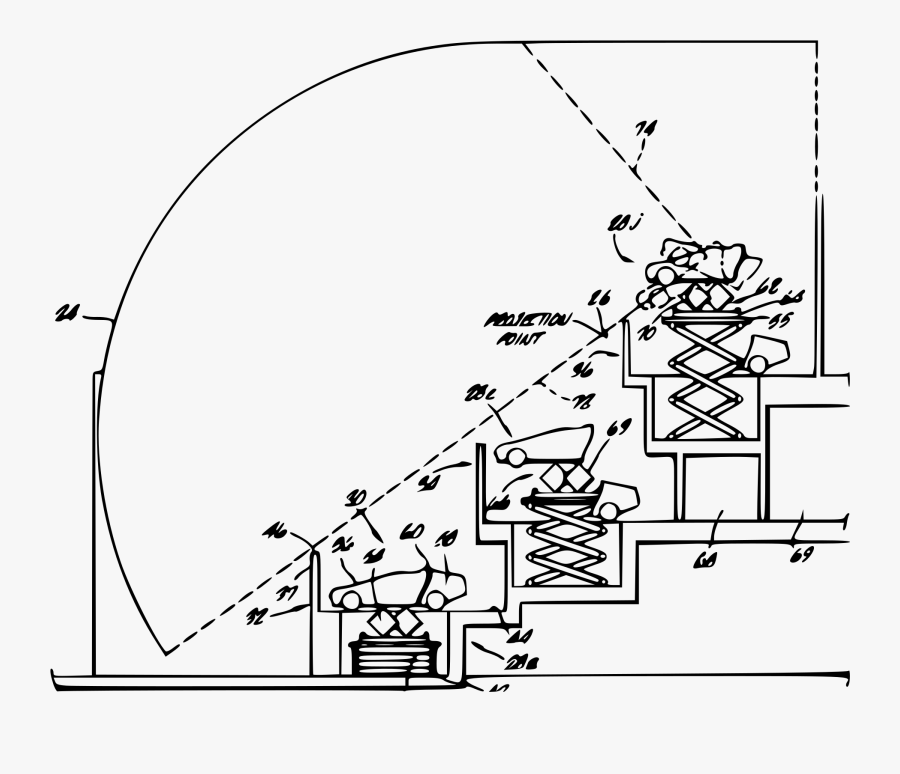 Back To The Future Ride Schematic - Back To The Future Ride Layout, Transparent Clipart