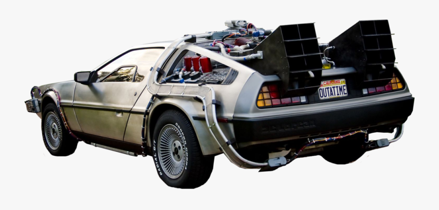 Classic-car - Back To The Future Car Png, Transparent Clipart