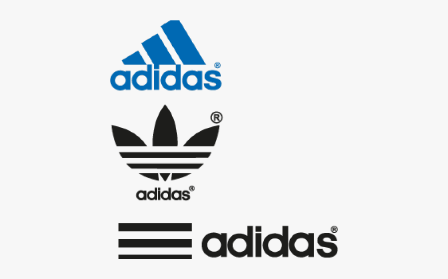 Adidas Clipart Svg - 3 Logos Of Adidas, Transparent Clipart