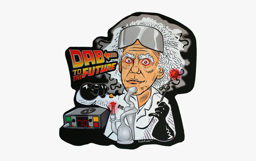 Dab To The Future Die Cut Dab Pad - Back To The Future 3, Transparent Clipart