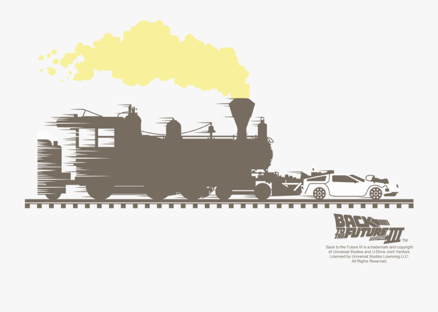 Transparent Back To The Future Car Png - Back To The Future Train Png, Transparent Clipart