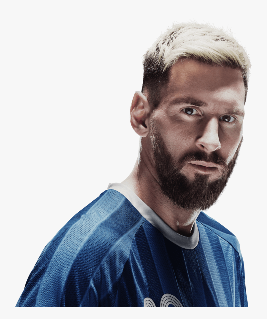 Exclusive Leo Messi Adidas Blue Blast - Messi Face Logo Png, Transparent Clipart