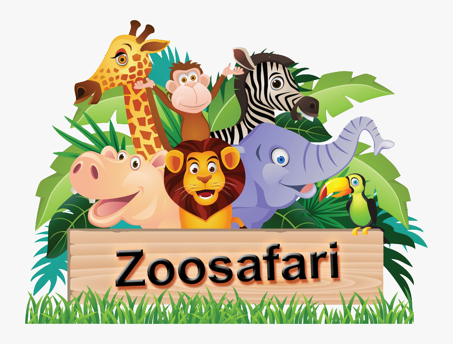 Art Transprent Png Free Download Mammal Fauna - Zoo Safari Clip Art, Transparent Clipart
