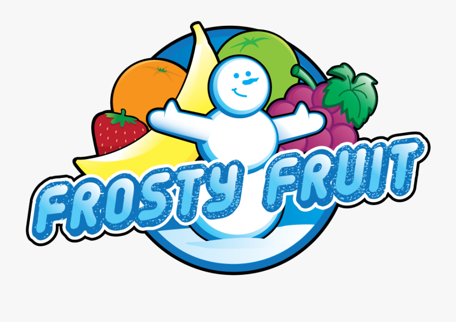 Frosty Fruit Slush Logo, Transparent Clipart