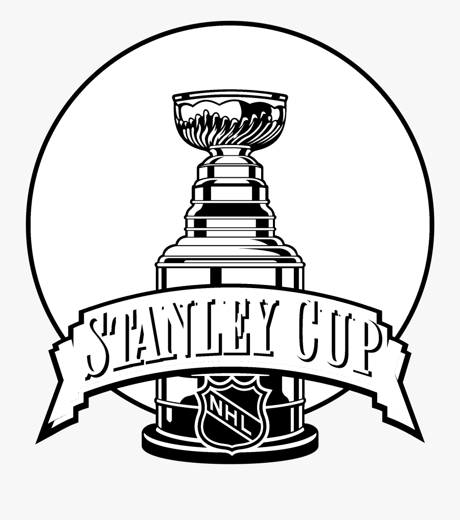 Stanley Cup 2001 Logo Png Transparent Amp Svg Vector - Stanley Cup Black And White, Transparent Clipart