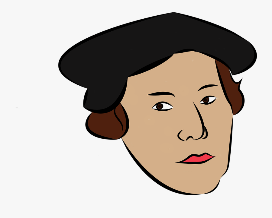 Expression,ear - Martin Luther Head Png, Transparent Clipart