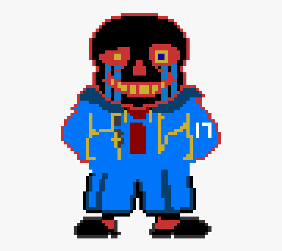 2d Pixel Error Sans, Transparent Clipart