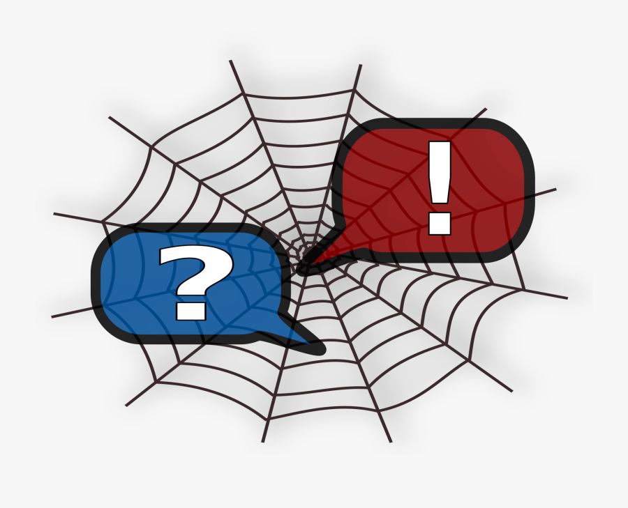 Nettikett - Spider Web Black And White, Transparent Clipart