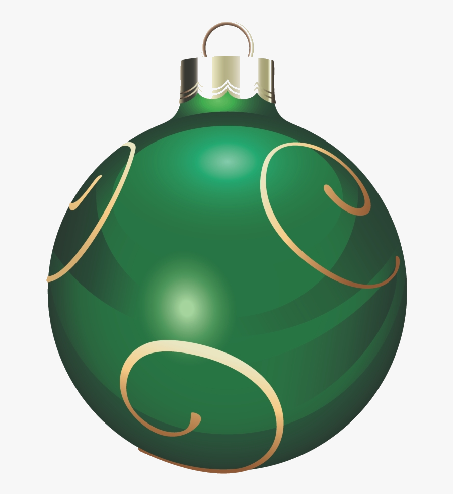 Ornament Ornaments Clipart Clear Background Transparent - Green Christmas Ornament Transparent, Transparent Clipart