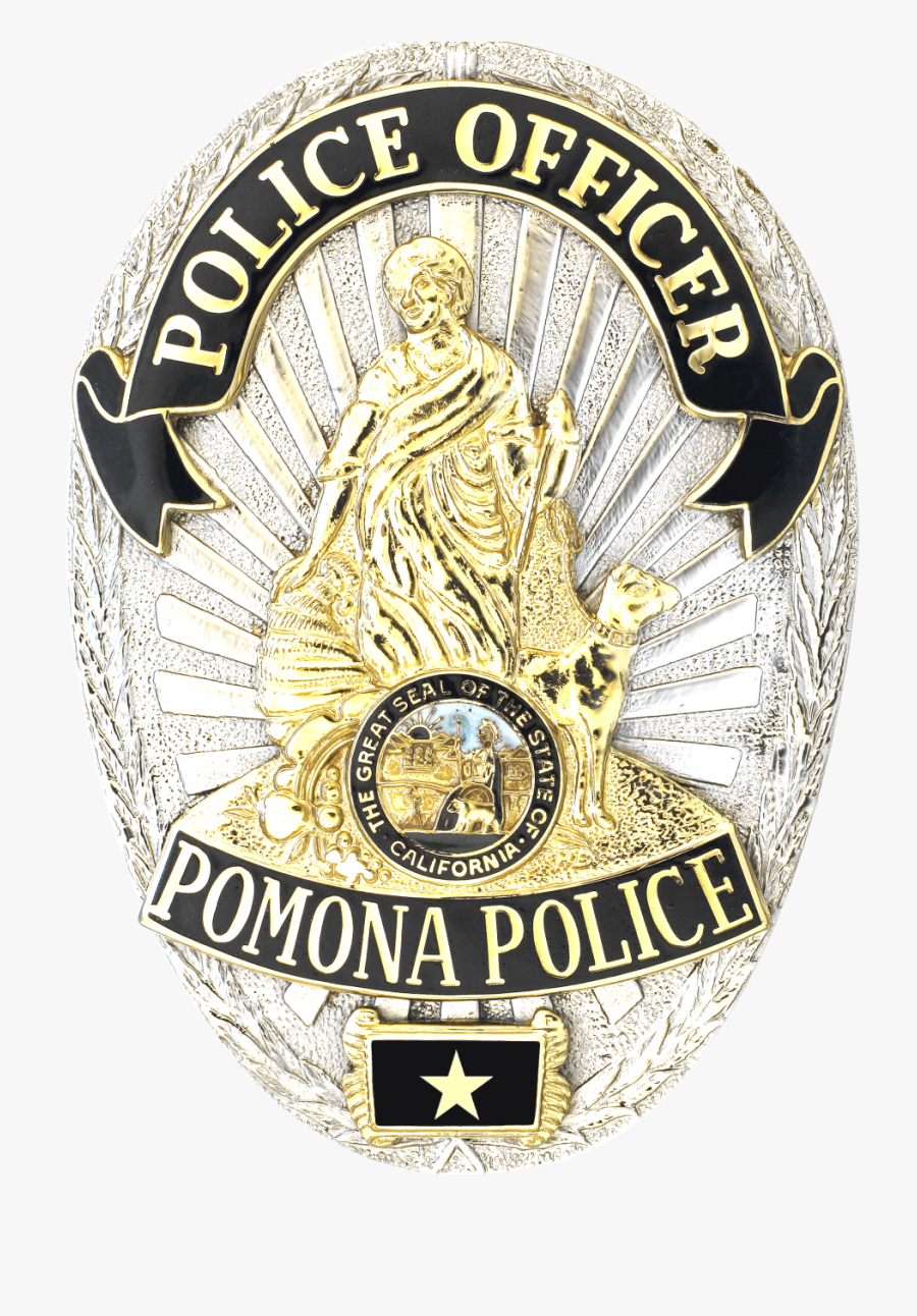 Cropped Ppd Badge Lrg Olivieri - Pomona Police Department Badge, Transparent Clipart