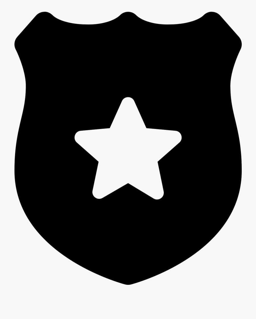 Police Badge Icon - Black Mirror Episode Symbols, Transparent Clipart
