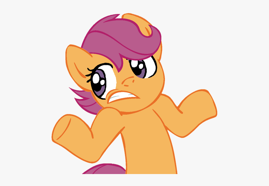 Rainbow Dash I Don T Know, Transparent Clipart