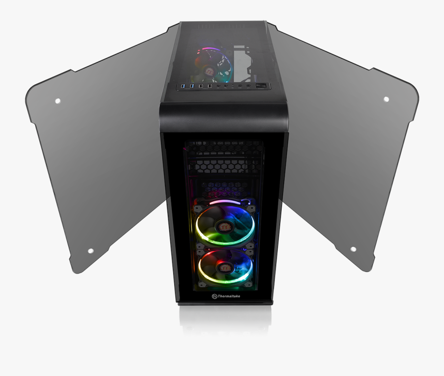 Thermaltake View 32 Tg Rgb Gif , Transparent Cartoons - Computer Case, Transparent Clipart