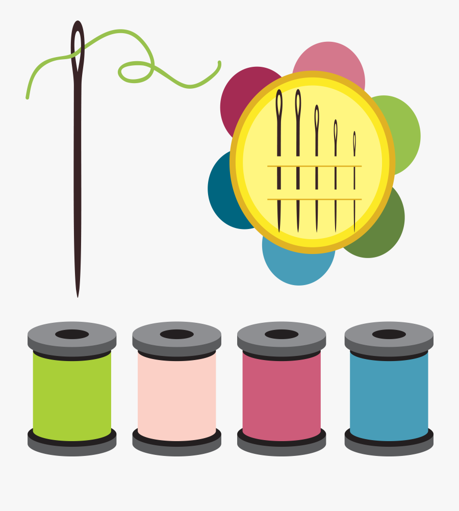 Transparent Clipart Thread - Costura Clipart, Transparent Clipart