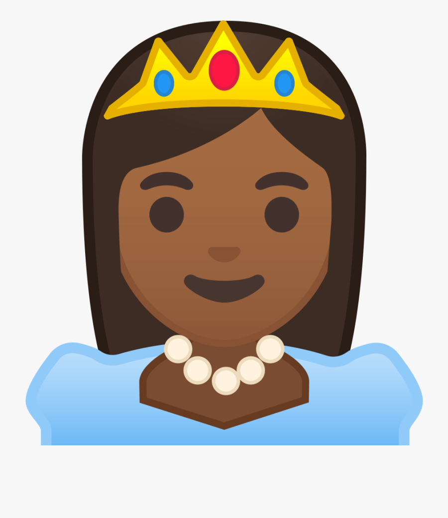Skin Clipart Different Skin Color - Princess Dark Skin Icon, Transparent Clipart