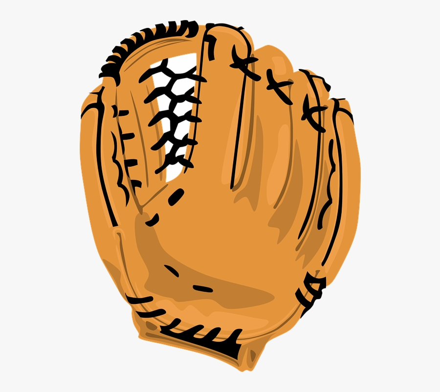 Softball Clipart Measure Glove Transparent Png - Baseball Glove Clipart, Transparent Clipart