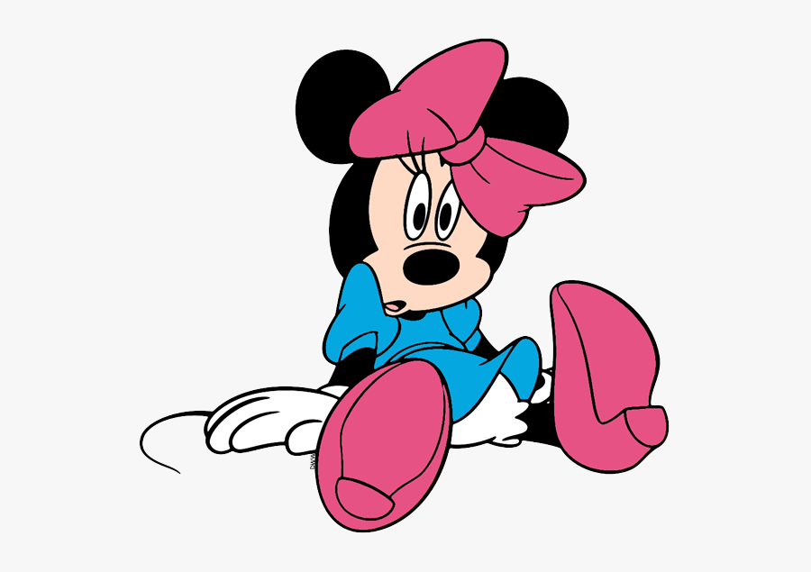 Glitter Minnie Mouse, Transparent Clipart