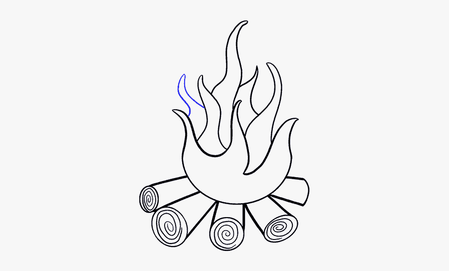 How To Draw Fire - Drawings Of Fire, Transparent Clipart
