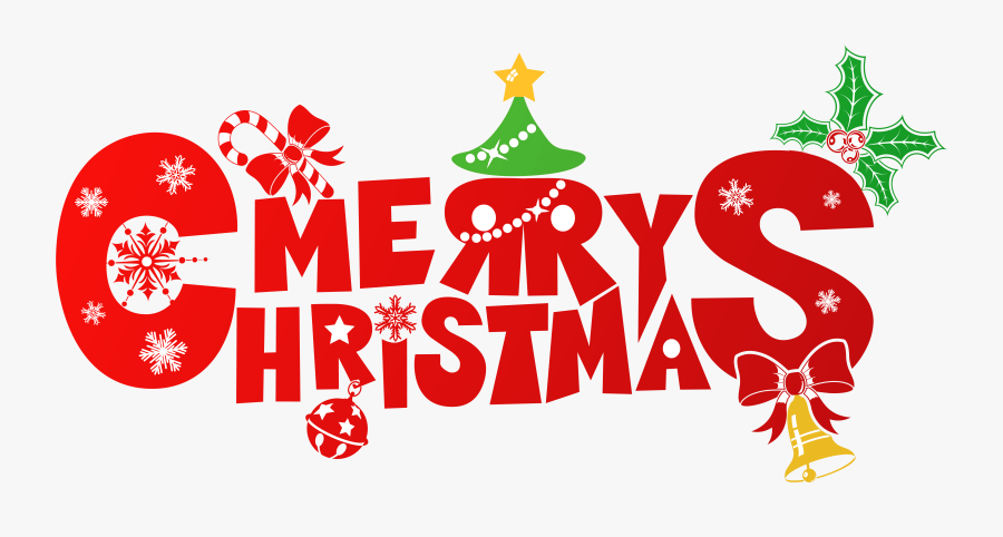 Christmas Red Merry Clipart Image Gallery High Transparent - Transparent Merry Christmas Png, Transparent Clipart