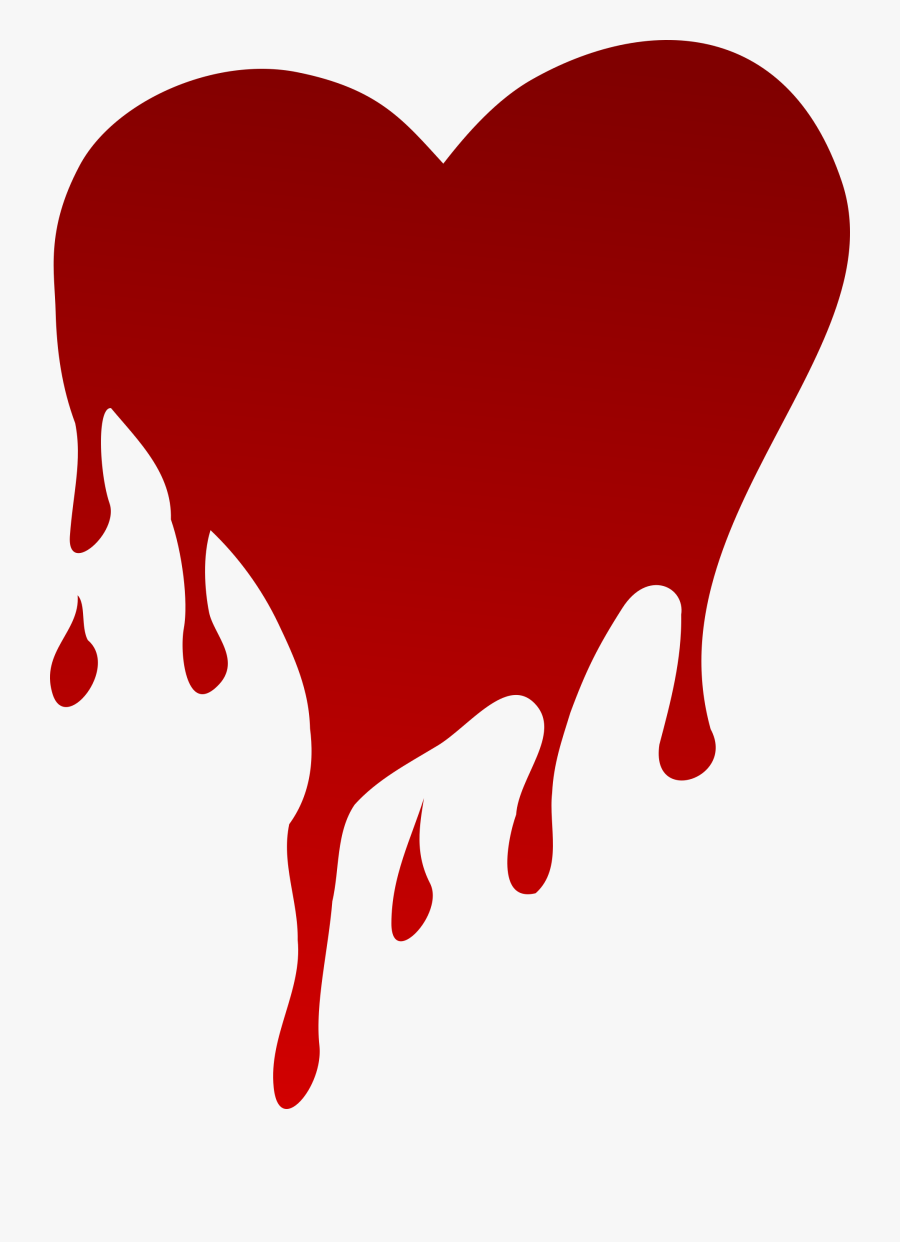 Transparent Drip Clipart - Heart Dripping Png , Free Transparent Clipart - ...