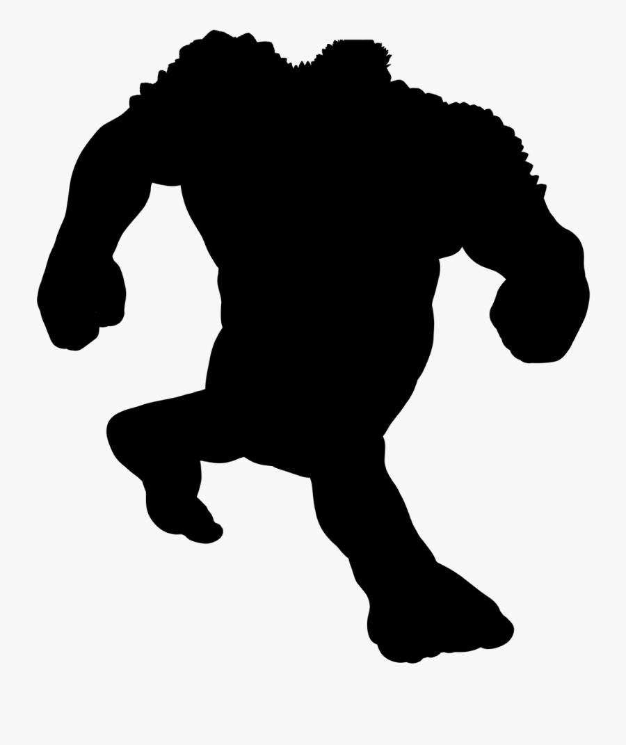 Silhouette, Troll, Ork, Say Gestalt, Mountain Spirit - Silueta De Trol Mostruo Png, Transparent Clipart