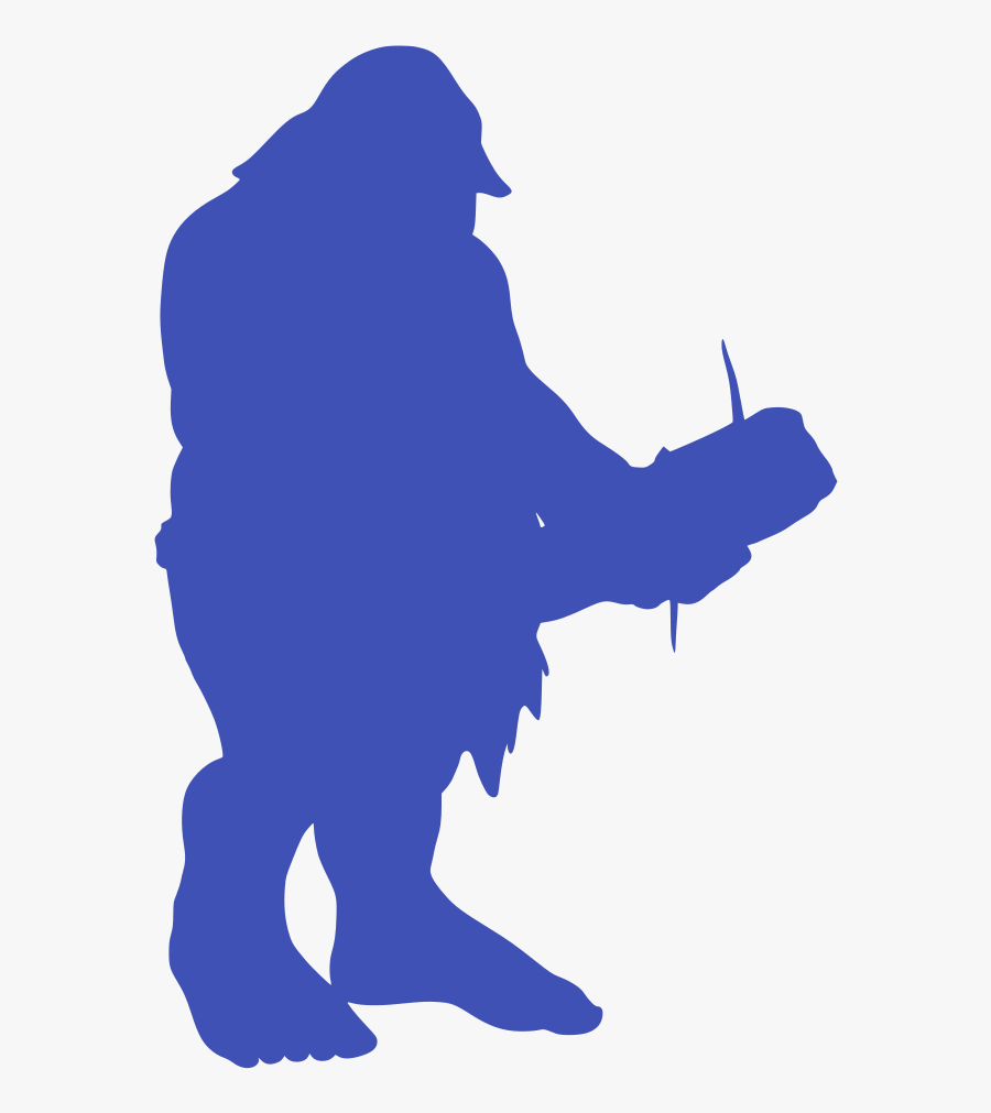 Troll Silhouette, Transparent Clipart