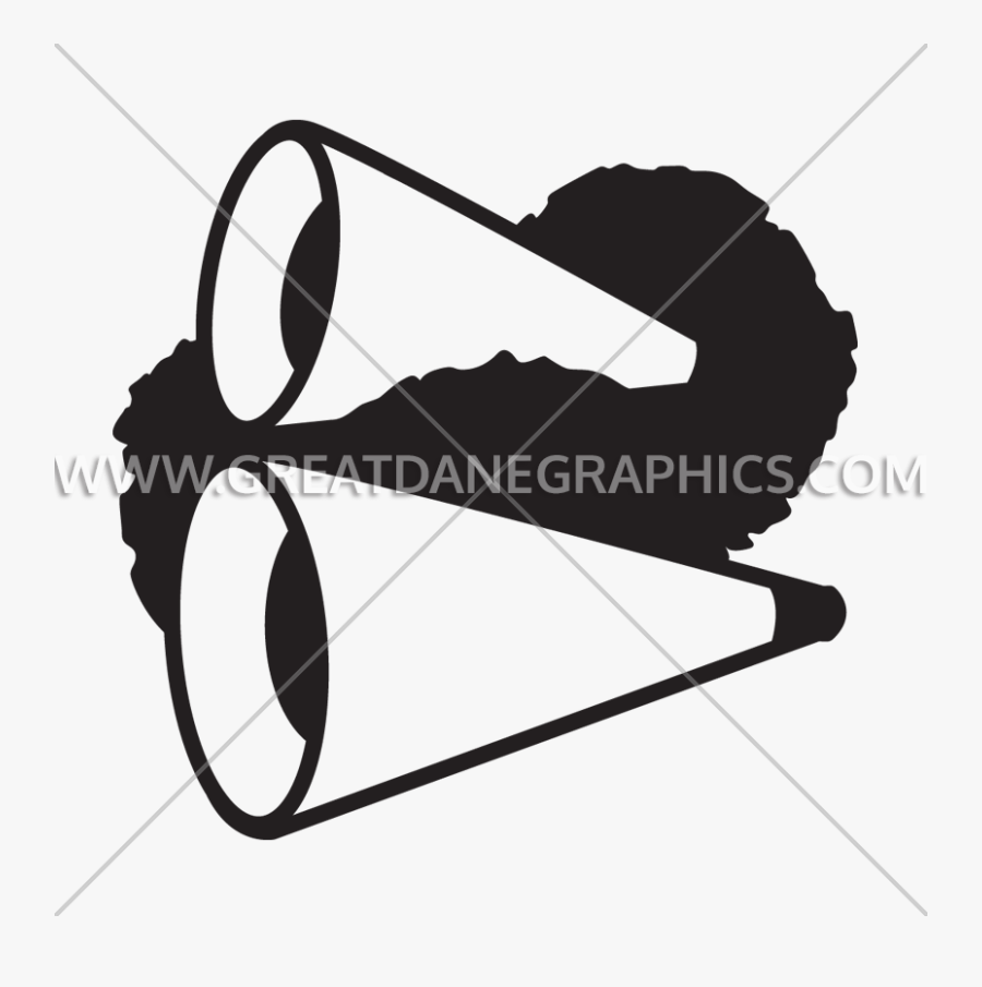 Silhouette Clipart Cheerleader - Wheelbarrow, Transparent Clipart