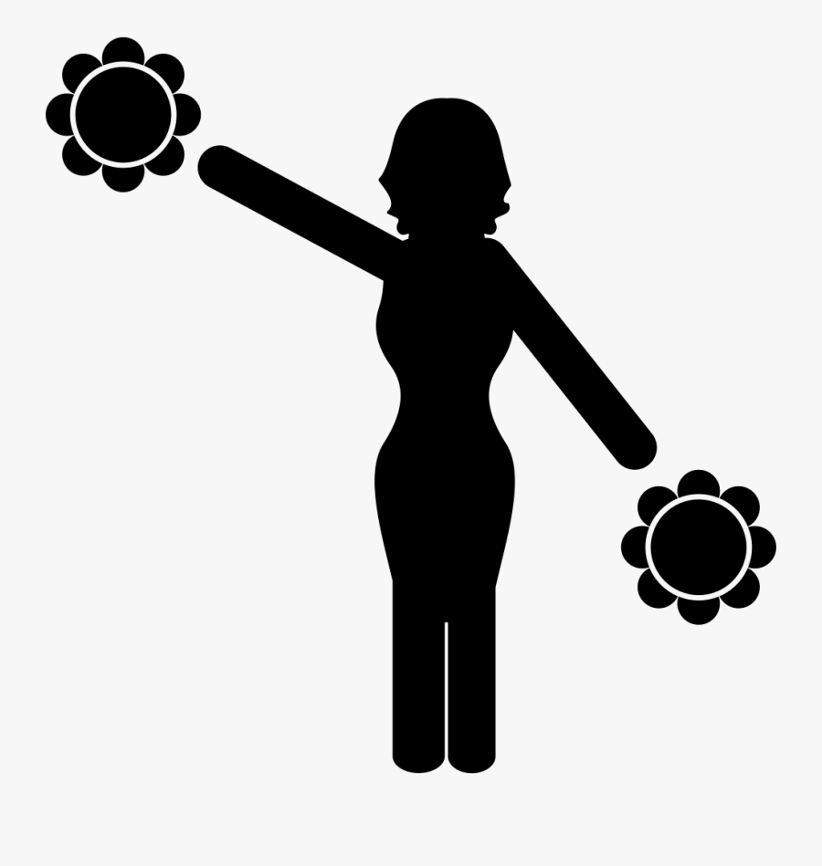Game Cheerleader - Icon, Transparent Clipart