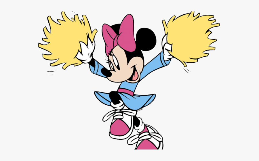 Cheerleader Clipart Disney - Minnie Cheerleader Png, Transparent Clipart