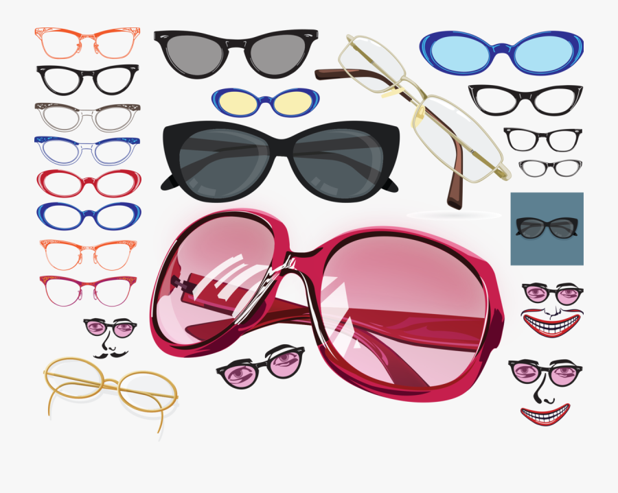 Sunglasses Vector, Transparent Clipart