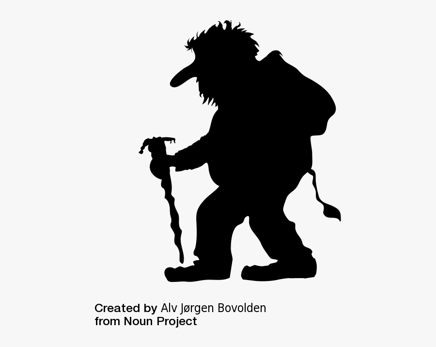 Noun 38717 Cc - Norway Troll Silhouette, Transparent Clipart