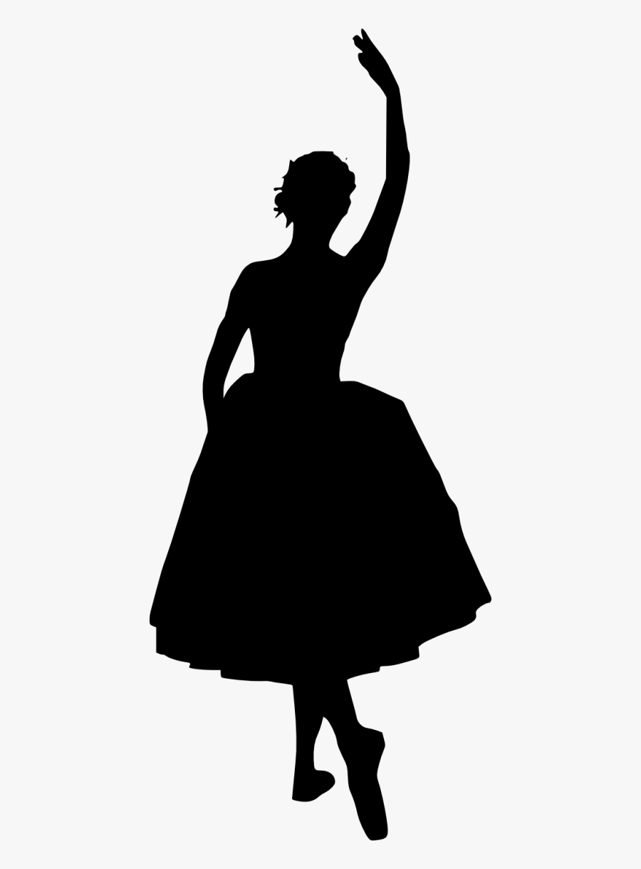 Ballerina Silhouette Png - Silhouette, Transparent Clipart