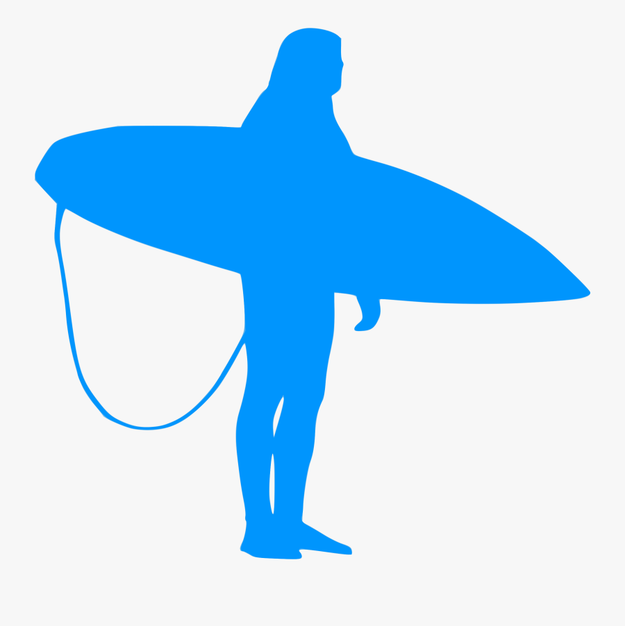 Silhouette Surf 03 Clip Arts - Carcharhiniformes, Transparent Clipart