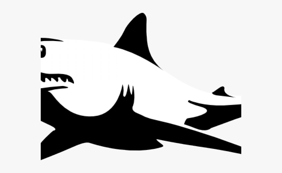 Shark Silhouette Tattoo - Sharks Clip Art, Transparent Clipart
