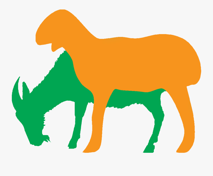Sheep And Goat Silhouette, Transparent Clipart