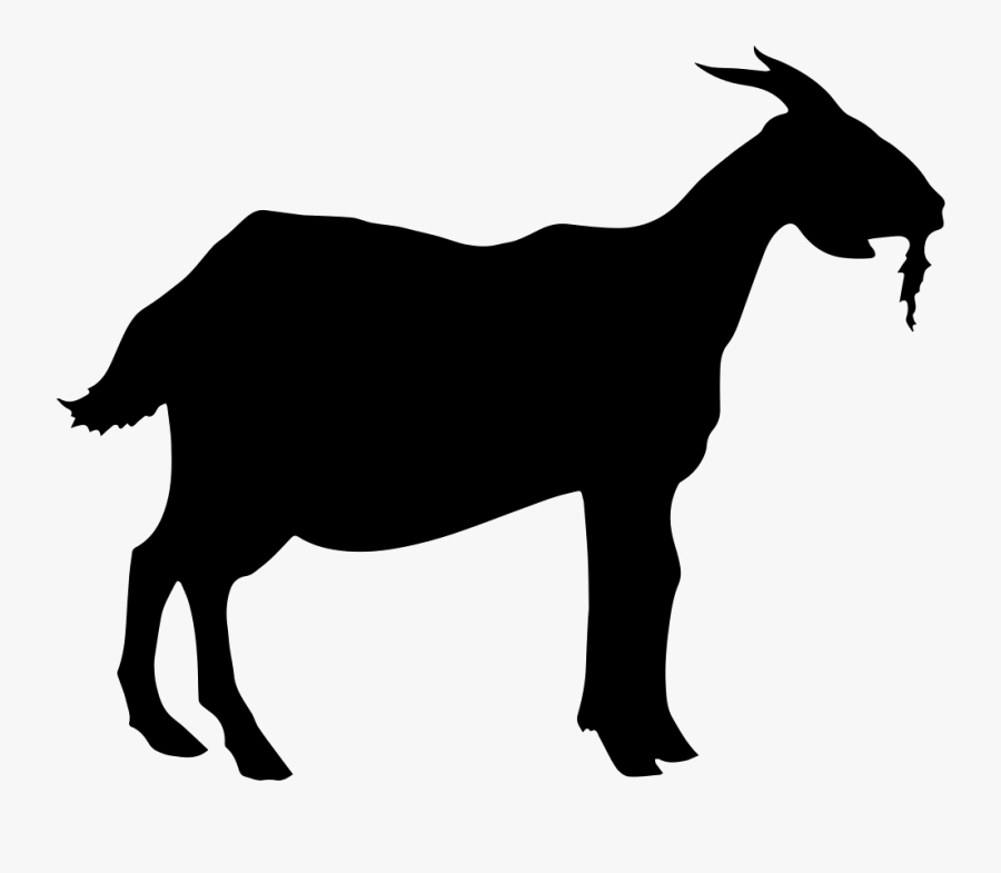 Goat Silhouette Vector Png , Png Download - Goat Silhouette Png, Transparent Clipart