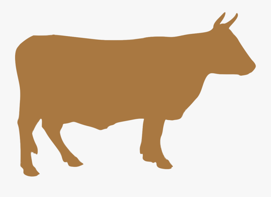 Silhouette Animaux - Cattle, Transparent Clipart