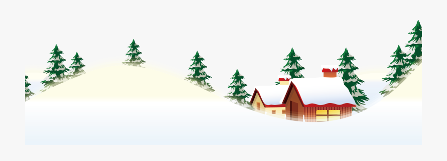 Transparent Nativity Silhouette Png - Cartoon Winter And Christmas Scene Png Transparent, Transparent Clipart