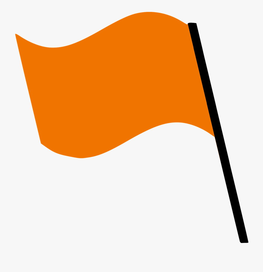 Flag Orange Wind Free Picture - Bandera Png, Transparent Clipart