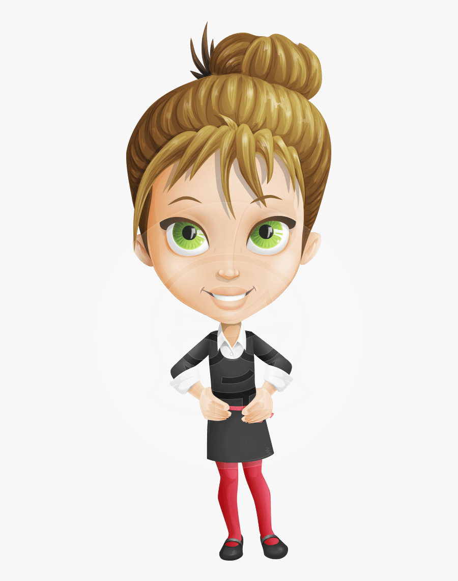 Office Women Png Cartoon, Transparent Clipart