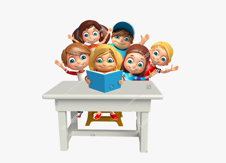 Dog On Table Cartoon, Transparent Clipart