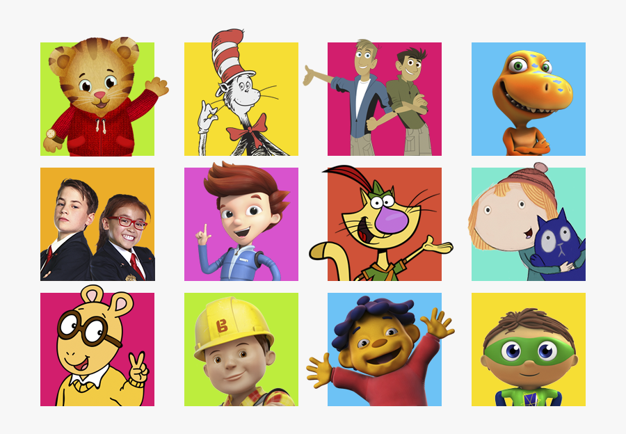 All Your Favorite Characters From Pbs Kids - Character Pbs Kids, Transparent Clipart