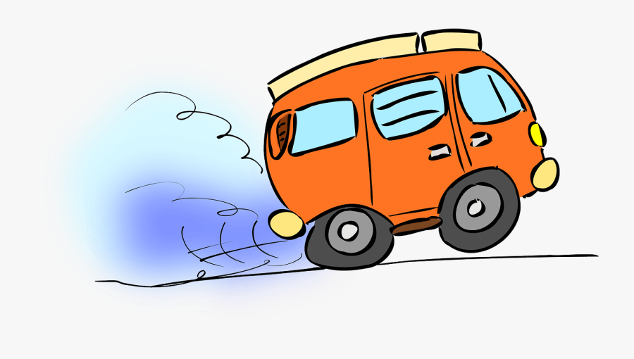 Cartoon Van - Minibus Clip Art, Transparent Clipart