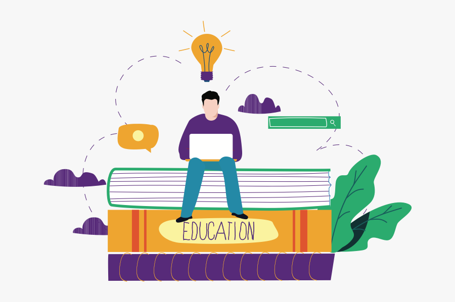 Educacion Online Vector, Transparent Clipart