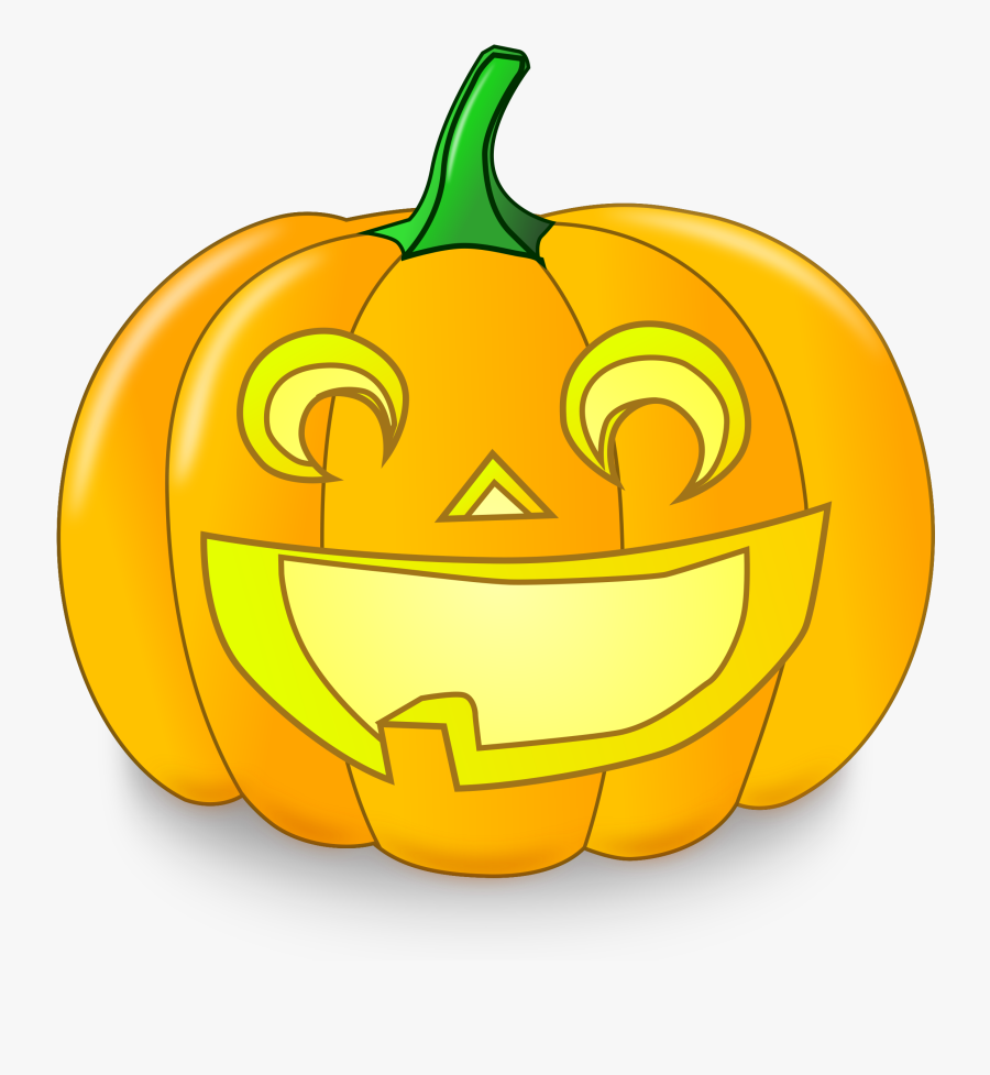 Clipart Pumpkin - Halloween Pumpkin Cut Out, Transparent Clipart