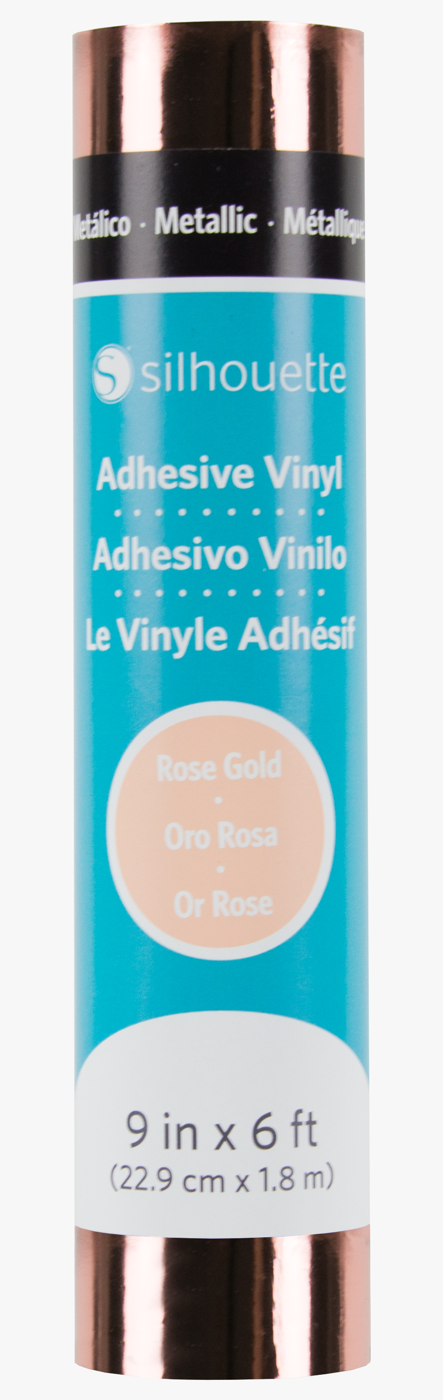 Rose Gold Metallic Vinyl - Silhouette Vinyl Rose Gold, Transparent Clipart