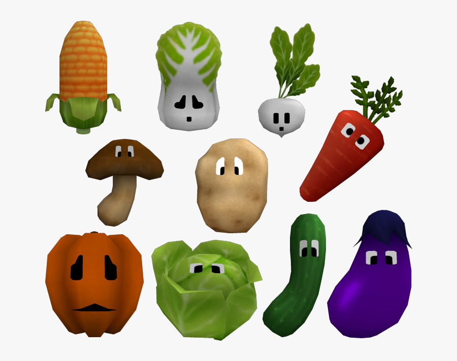 Super Smash Bros Vegetables, Transparent Clipart