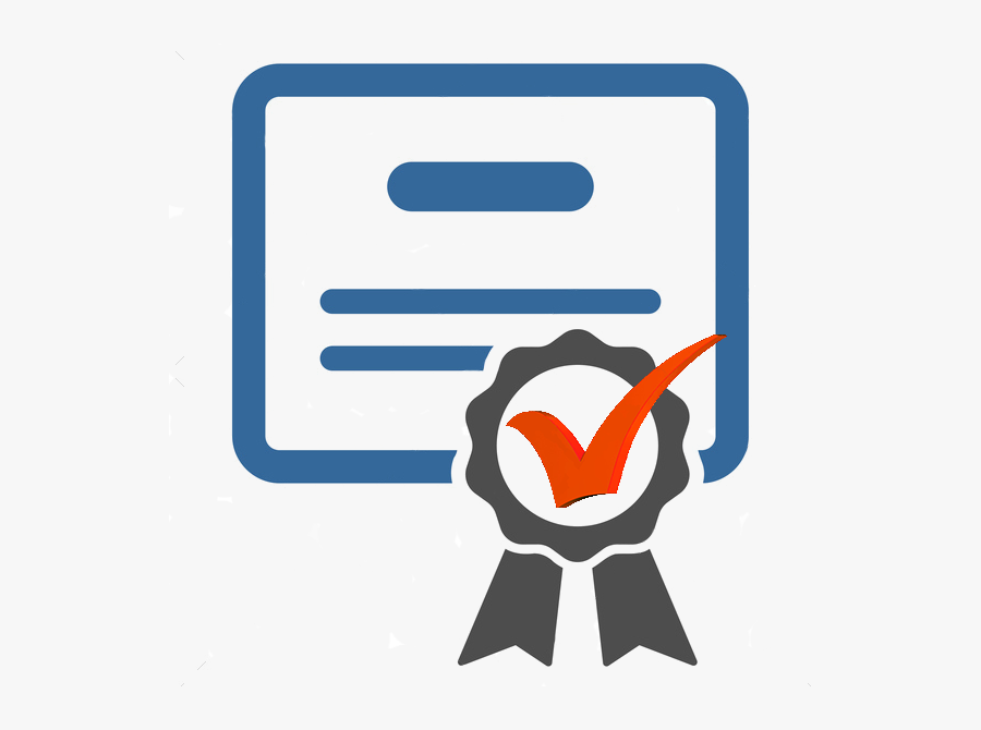 Certification Icon, Transparent Clipart