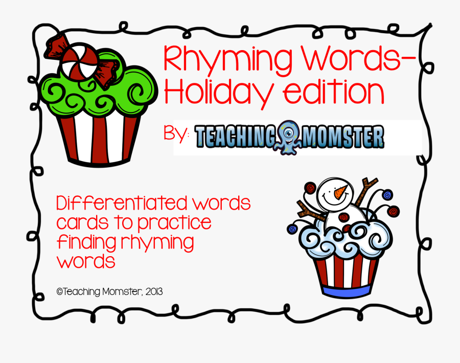 Rhyming Word Of Holiday, Transparent Clipart