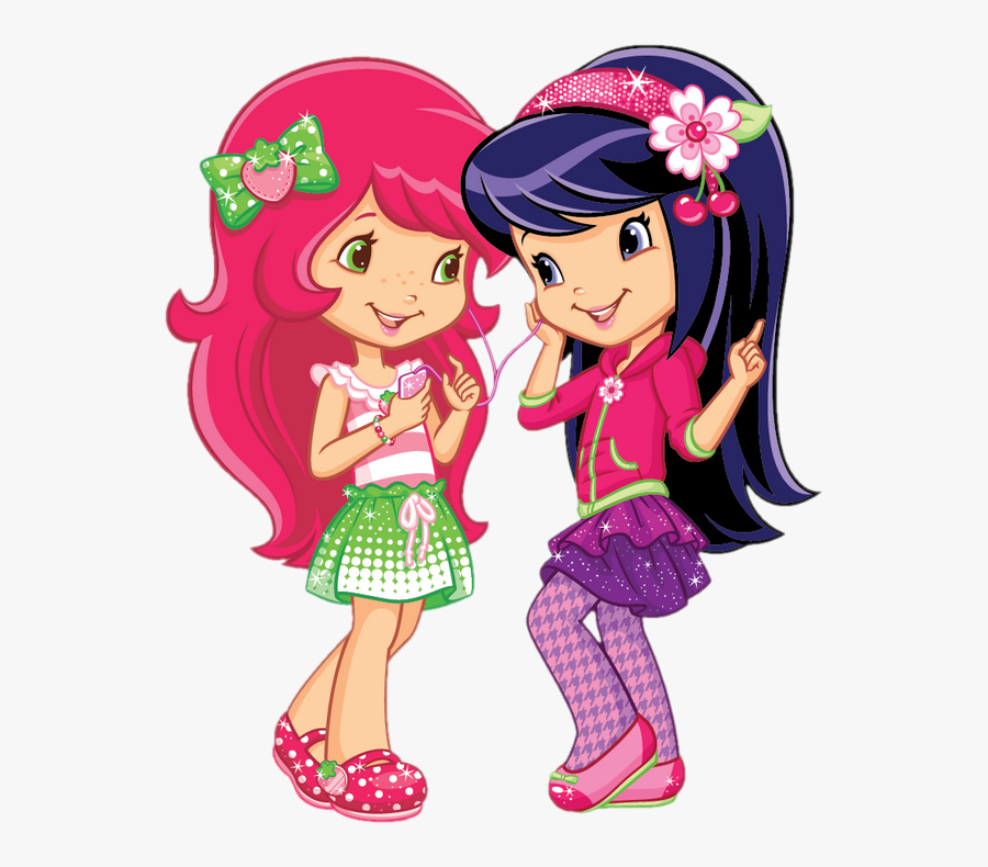 Strawberry And Cherry - Strawberry Shortcake Best Friends For Ever Book, Transparent Clipart